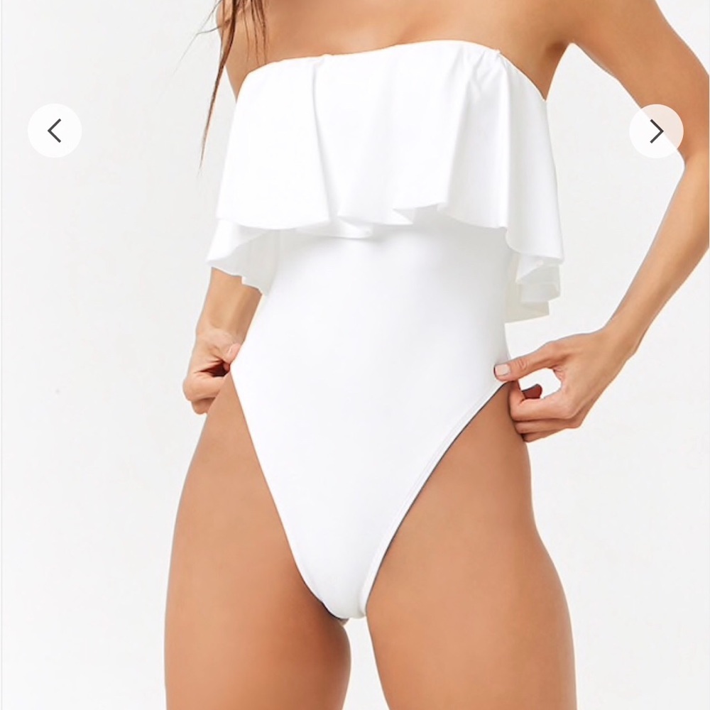 Flounce One-Piece Swimsuit